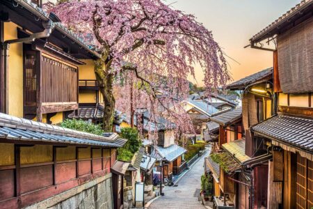 vieille ville de votre voyage au japon