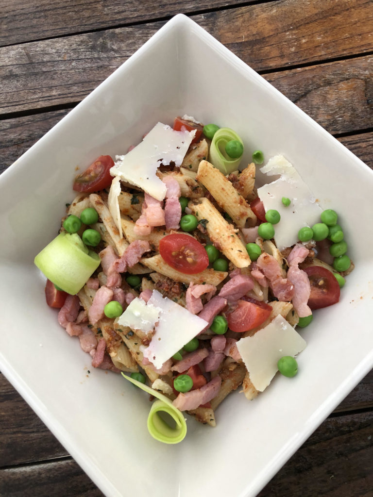 salade de pâte pesto rosso 