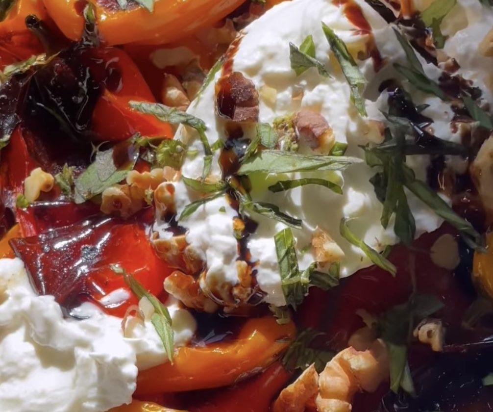 Poivrons burrata