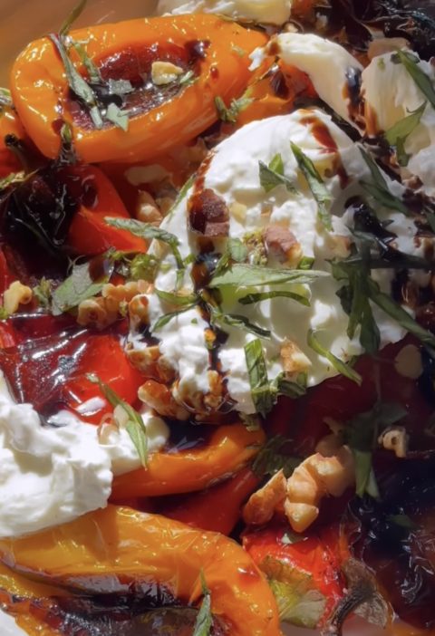 Poivrons burrata
