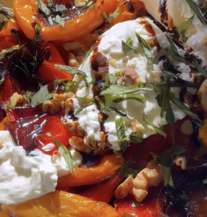 Poivrons burrata