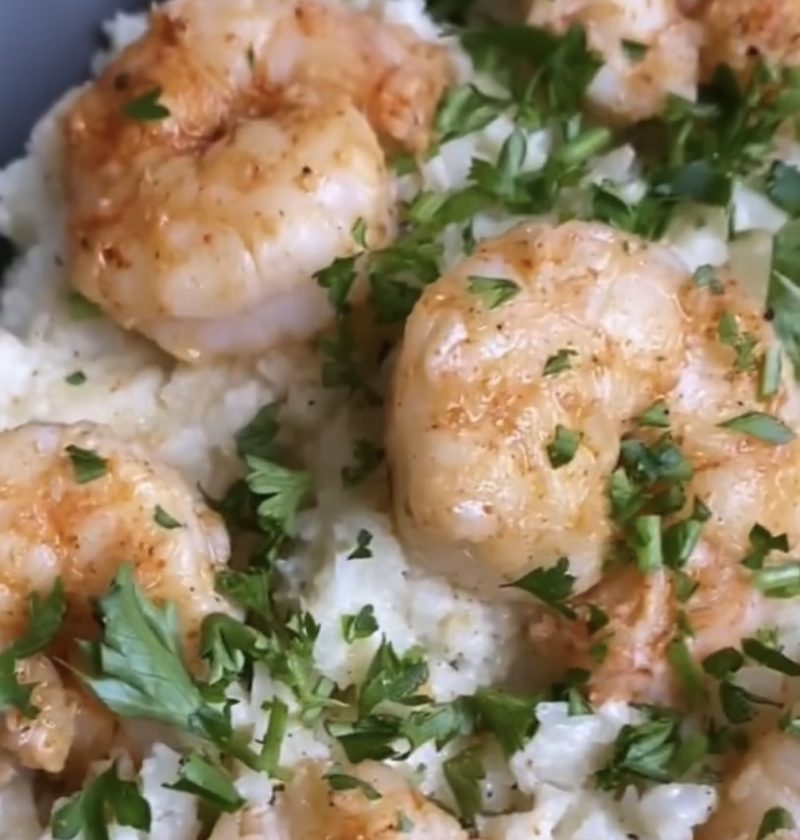 Crevettes à l'ail