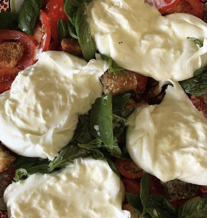 Burrata tomates