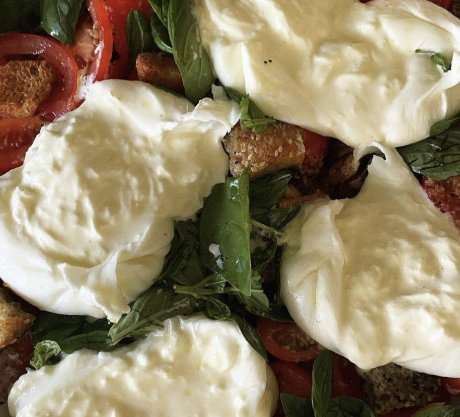 Burrata tomates
