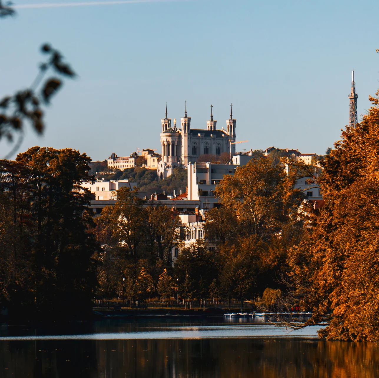 Vue sur Fourvière.